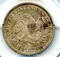 1843 Liberty Assis Demi-dollar Pcgs Xf45