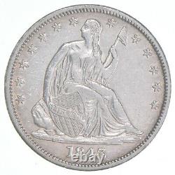 1843 Seated Liberty Demi-dollar 1506
