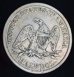 1843 Seated Liberty Half Dollar 50c Ungraded Choice Silver Us Coin Cc15874