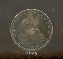 1844 50c Seated Liberty Demi-dollar Bon