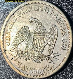 1844/844 Liberty Assis Argent Demi-dollar Rpd (wb-104) Die Pair 11 (r5+) Rare