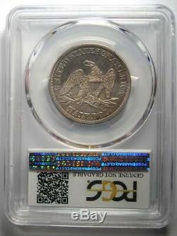 1844 Seated Liberté Half Dollar 50c Certifié Pcgs Xf Détails Rare Coin