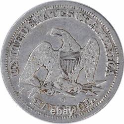 1846-O Demi-Dollar en Argent Liberty Assis VF Non Certifié #813