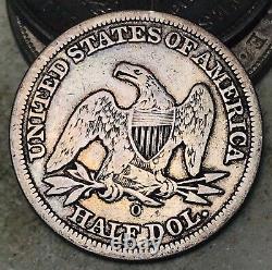 1846 O Seated Liberty Half Dollar 50c Non Classé Wb13 Rpd Silver Us Coin Cc14536