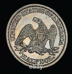 1846 Seated Liberty Demi-dollar 50c Date De Choix 90% Argent Us Pièce Cc12300