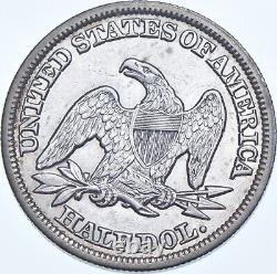1847 Seated Liberty Demi-dollar 9449
