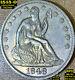 1848-o Liberty Assis Argent Demi-dollar Rpd (wb-102) Die Paire 2 Au+