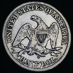 1849 O Seated Liberty Half Dollar 50c Non Classé Bonne Date Argent Us Pièce Cc7005