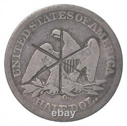 1850-o Sièges Liberty Half Dollar Brunk W. E. Bowman Ottawa, IL B-954 8687