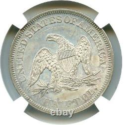 1851 Liberty Seated Half Dollar, Ngc Ms63