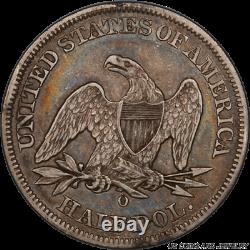 1852-o Liberty Seated Half Dollar Pcgs Xf40 Low Mintage 0f Seulement 144 000