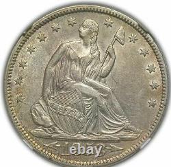 1853 Arrows And Rays Liberty Assised Half Dollar Ngc Very Choice Au 55 Abondant