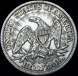 1853 Assis Liberty Half Dollar Argent - Type Coin Nice - #d531