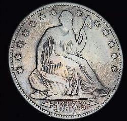 1853 O Demi-dollar Assis Liberté 50C Flèches Rayons Pièce en argent 90% États-Unis CC19397