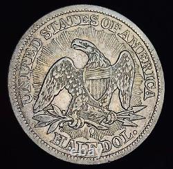 1853 O Demi-dollar à l'effigie de la Liberté assise 50C Flèches Rayons 90% Argent Pièce de monnaie des États-Unis CC19109