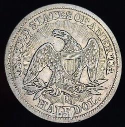 1853 O Demi-dollar à l'effigie de la Liberté assise 50C Flèches Rayons 90% Argent Pièce de monnaie des États-Unis CC19109