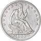 1853 Seated Liberty Half Dollar 90% Argent Xf Harshly Cleaned Voir Pics D883