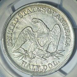 1853 Seated Liberty Half Dollar Arrows And Rays Pcgs Xf Detail Sharp Type Coin