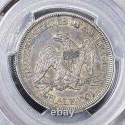 1854 Liberté Seated Demi-dollar Avec Des Flèches Pcgs Cac Xf45 (# 31478)
