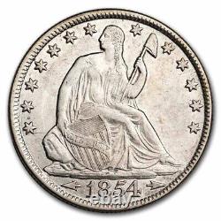 1854-O Demi-dollar Liberty Seated en état presque non circulé