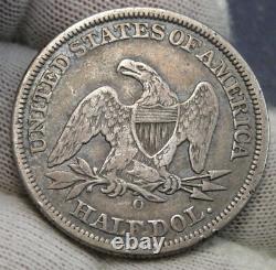 1854 O Liberté Assise Demi-dollar