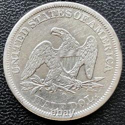 1854 O Seated Liberty Demi-dollar 50c High Grade Ua Det. #19596