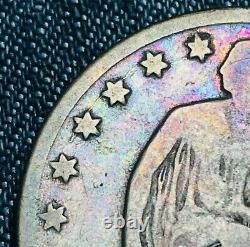 1854 O Seated Liberty Half Dollar 50c Flèches Die Cracks Us Silver Coin Cc6731