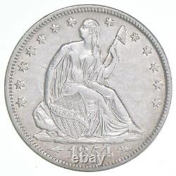 1854 Seated Liberty Demi-dollar 1515