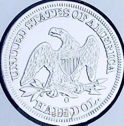 1854-o Flèches Monnaie De La Nouvelle-orléans Date Clé! U.s. Seated Liberty Demi-dollar. A5