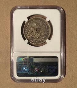 1854-o Ngc Xf45 Liberty Assise Demi-dollar Avec Flèches Monnaie De La Nouvelle-orléans