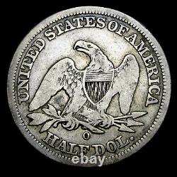1854-o Seated Liberty Demi-dollar Argent - Pièce De Type Nice - #xd403