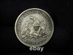 1854-o Seated Liberty Demi-dollar Choice Vf/xf Sharp Type Coin