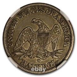 1855-O Demi-dollar Liberty assis avec des flèches AU-50 NGC SKU#182634
