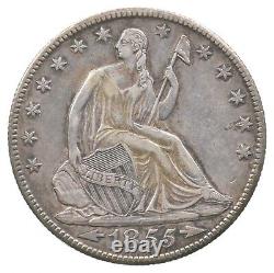 1855-O Demi-dollar Liberty assise 7098