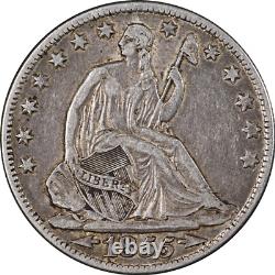 1855-O Demi-dollar assis XF+ de choix Superbe attrait visuel Frappe puissante
