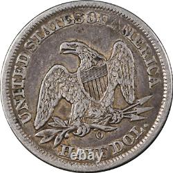 1855-O Demi-dollar assis XF+ de choix Superbe attrait visuel Frappe puissante