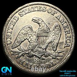 1855 S Seated Liberty Demi-dollar - Faites-nous Offre! N°e6738