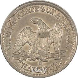 1855-o Liberty Assis Demi-dollar Flèches, Pcgs Xf-45, Semble Au