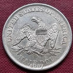 1856 O Demi-dollar à l'effigie de Liberty assise 50 cents de haute qualité UNC #60926