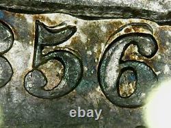 1856 O Ngc Au58 Fs-301 Rpd Repunched Date Sièged Liberty Half Dollar