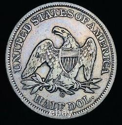1856 O Seated Liberty Half Dollar 50c High Grade Choix Argent Us Pièce Cc11524