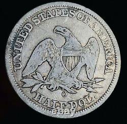 1856 O Seated Liberty Half Dollar 50c Ungraded Choice Good Silver Us Coin Cc8764