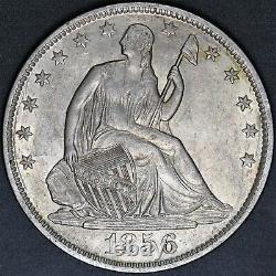 1856 O Seated Liberty Half Dollar, Une Belle Haute Qualité Half Dollar