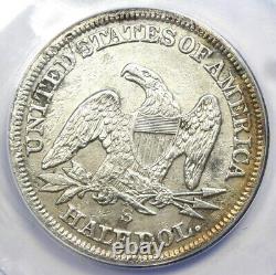 1856-S Demi-dollar à l'effigie de la Liberté assise 50C ANACS XF45 Détail (EF45) Rare S Mint