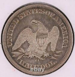1856-o Siège Liberty Argent Demi-dollar