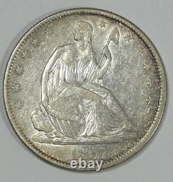1857-o Liberté Assise Demi-dollar Extra Fine/almost Incirculé Argent 50c