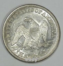 1857-o Liberté Assise Demi-dollar Extra Fine/almost Incirculé Argent 50c