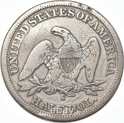 1857-s Liberté Assise Demi-dollar Wb-4 0205