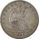 1858 Demi-dollar Liberty Assis Xf/au 90% Argent Skui4763