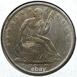 1858-O 50C Demi-Dollar de Liberté Assise (74544)
